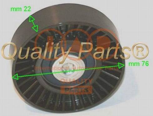 IAP QUALITY PARTS 12721155G - Pulley, v-ribbed belt autospares.lv