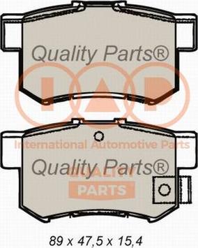 IAP QUALITY PARTS 704-06097X - Brake Pad Set, disc brake autospares.lv