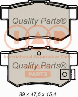 IAP QUALITY PARTS 704-06022 - Brake Pad Set, disc brake autospares.lv