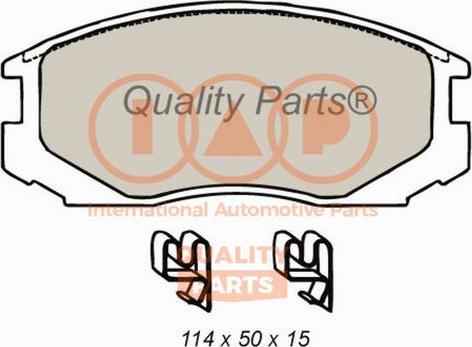 IAP QUALITY PARTS 704-03097 - Brake Pad Set, disc brake autospares.lv