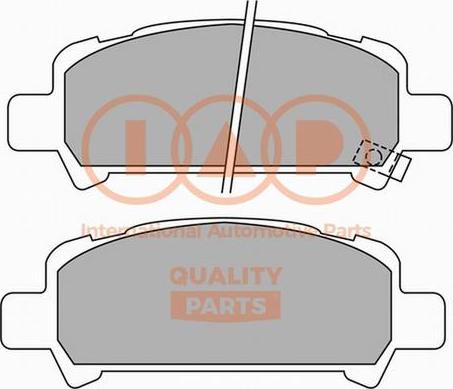 IAP QUALITY PARTS 704-15051P - Brake Pad Set, disc brake autospares.lv