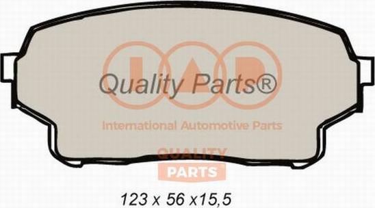 IAP QUALITY PARTS 704-16055 - Brake Pad Set, disc brake autospares.lv