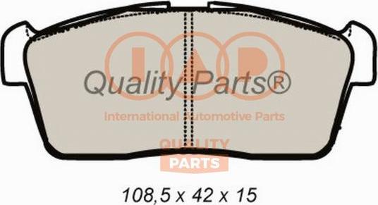 IAP QUALITY PARTS 704-16080X - Brake Pad Set, disc brake autospares.lv