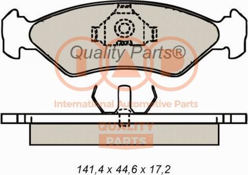 IAP QUALITY PARTS 704-11012 - Brake Pad Set, disc brake autospares.lv