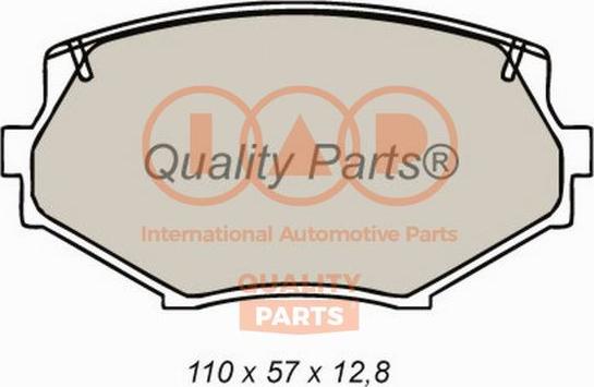 IAP QUALITY PARTS 704-11033 - Brake Pad Set, disc brake autospares.lv