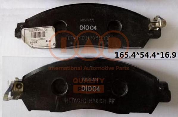 IAP QUALITY PARTS 704-13140X - Brake Pad Set, disc brake autospares.lv