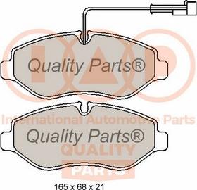 IAP QUALITY PARTS 704-13171X - Brake Pad Set, disc brake autospares.lv