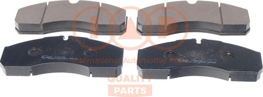 IAP QUALITY PARTS 704-13172 - Brake Pad Set, disc brake autospares.lv