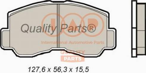 IAP QUALITY PARTS 704-12010X - Brake Pad Set, disc brake autospares.lv