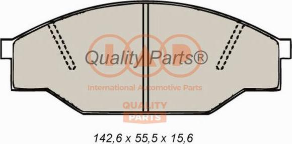 IAP QUALITY PARTS 704-17061X - Brake Pad Set, disc brake autospares.lv