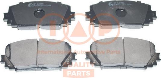 IAP QUALITY PARTS 704-17009 - Brake Pad Set, disc brake autospares.lv