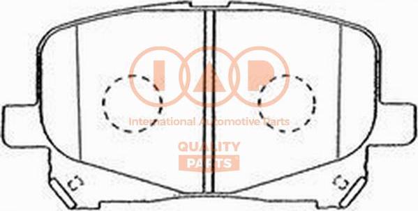 IAP QUALITY PARTS 704-17072P - Brake Pad Set, disc brake autospares.lv