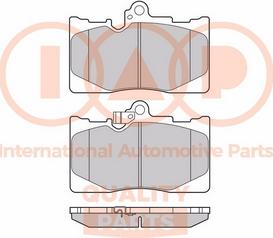 IAP QUALITY PARTS 704-17113X - Brake Pad Set, disc brake autospares.lv