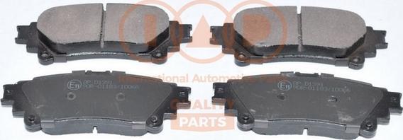 IAP QUALITY PARTS 704-17135 - Brake Pad Set, disc brake autospares.lv