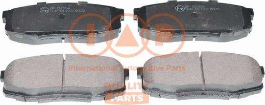 IAP QUALITY PARTS 704-17211X - Brake Pad Set, disc brake autospares.lv