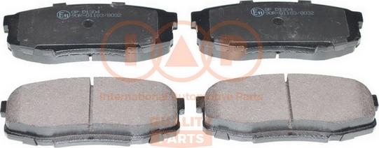 IAP QUALITY PARTS 704-17211 - Brake Pad Set, disc brake autospares.lv