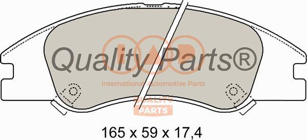 IAP QUALITY PARTS 704-21042G - Brake Pad Set, disc brake autospares.lv