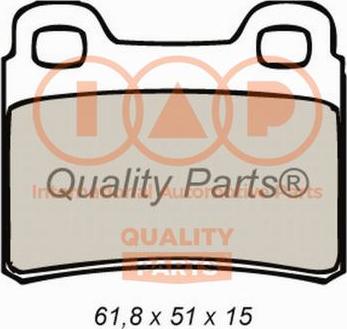 IAP QUALITY PARTS 704-21011 - Brake Pad Set, disc brake autospares.lv