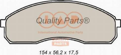 IAP QUALITY PARTS 704-21082X - Brake Pad Set, disc brake autospares.lv