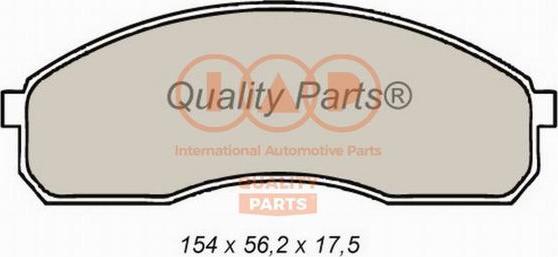 IAP QUALITY PARTS 704-21082 - Brake Pad Set, disc brake autospares.lv