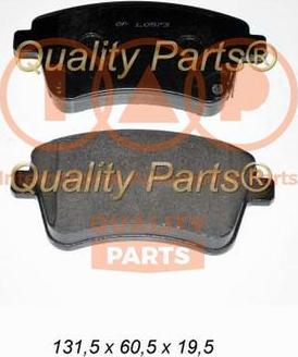 IAP QUALITY PARTS 704-21120 - Brake Pad Set, disc brake autospares.lv