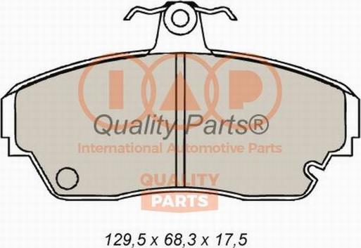 IAP QUALITY PARTS 704-22020G - Brake Pad Set, disc brake autospares.lv