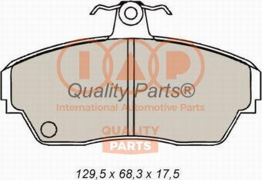 IAP QUALITY PARTS 704-22020X - Brake Pad Set, disc brake autospares.lv