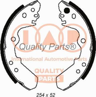 IAP QUALITY PARTS 705-09010 - Brake Shoe Set autospares.lv