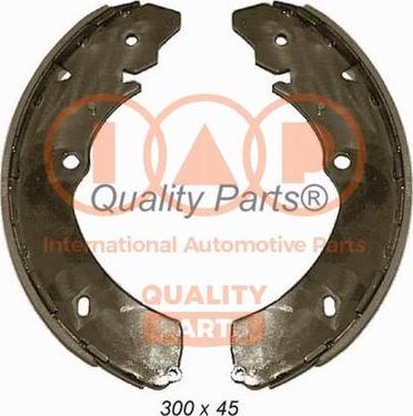 IAP QUALITY PARTS 705-09022 - Brake Shoe Set autospares.lv