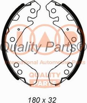 IAP QUALITY PARTS 705-06083 - Brake Shoe Set autospares.lv