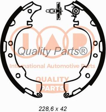 IAP QUALITY PARTS 705-03098 - Brake Shoe Set autospares.lv