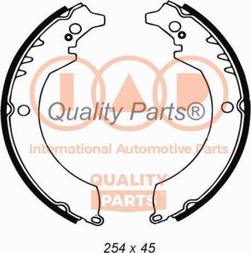 IAP QUALITY PARTS 705-03020 - Brake Shoe Set autospares.lv