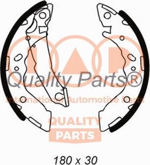 IAP QUALITY PARTS 705-07050 - Brake Shoe Set autospares.lv