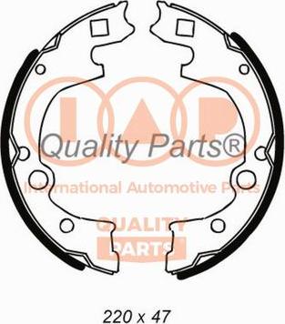 IAP QUALITY PARTS 705-07062 - Brake Shoe Set autospares.lv