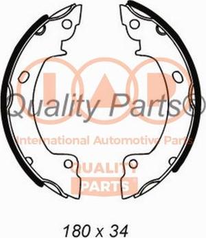 IAP QUALITY PARTS 705-07011 - Brake Shoe Set autospares.lv