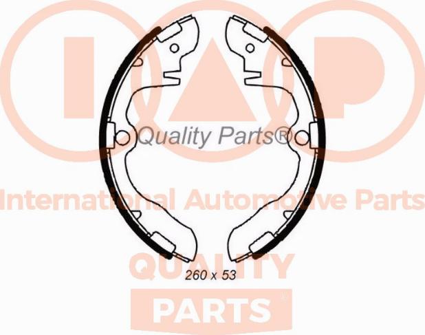 IAP QUALITY PARTS 705-19009 - Brake Shoe Set autospares.lv