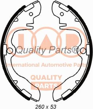 IAP QUALITY PARTS 705-19009 - Brake Shoe Set autospares.lv