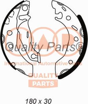 IAP QUALITY PARTS 705-11013 - Brake Shoe Set autospares.lv