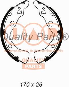 IAP QUALITY PARTS 705-11012 - Brake Shoe Set autospares.lv