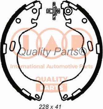 IAP QUALITY PARTS 705-11086 - Brake Shoe Set autospares.lv