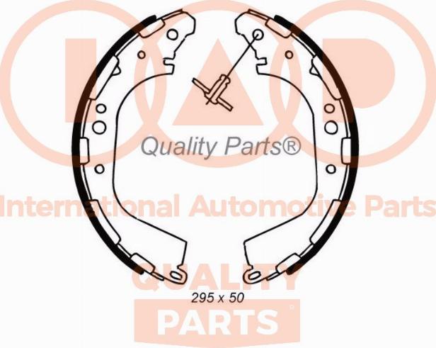 IAP QUALITY PARTS 705-13043X - Brake Shoe Set autospares.lv
