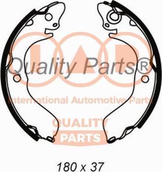 IAP QUALITY PARTS 705-12090 - Brake Shoe Set autospares.lv