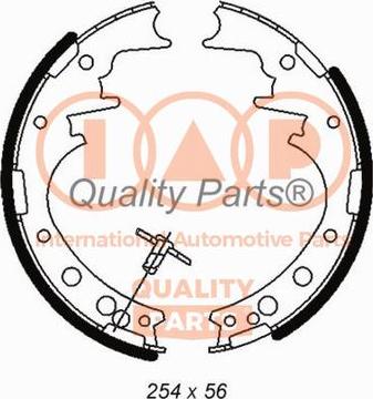 IAP QUALITY PARTS 705-17060 - Brake Shoe Set autospares.lv