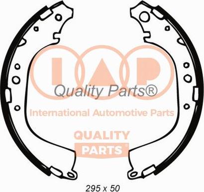 IAP QUALITY PARTS 705-17070 - Brake Shoe Set autospares.lv