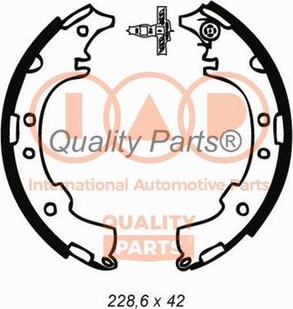 IAP QUALITY PARTS 705-17073 - Brake Shoe Set autospares.lv