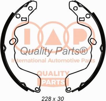 IAP QUALITY PARTS 705-21040 - Brake Shoe Set autospares.lv