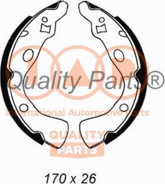 IAP QUALITY PARTS 705-21030 - Brake Shoe Set autospares.lv