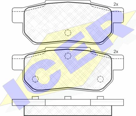 Quinton Hazell BP601 - Brake Pad Set, disc brake autospares.lv