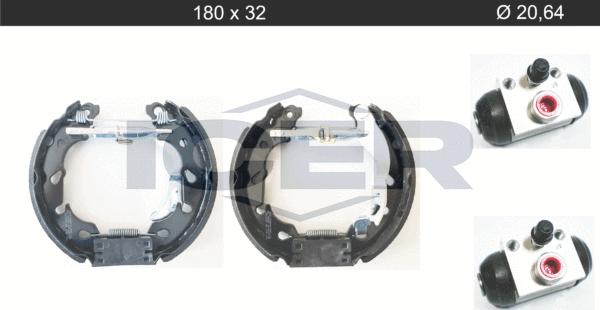 Icer 79KT0114 C - Brake Shoe Set autospares.lv