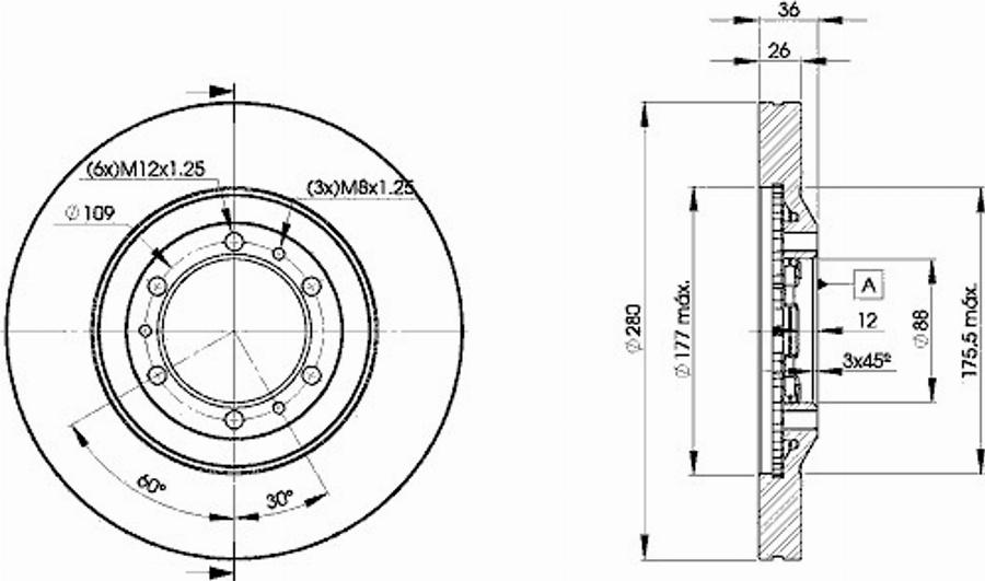 Icer 78BD9050 - Brake Disc autospares.lv